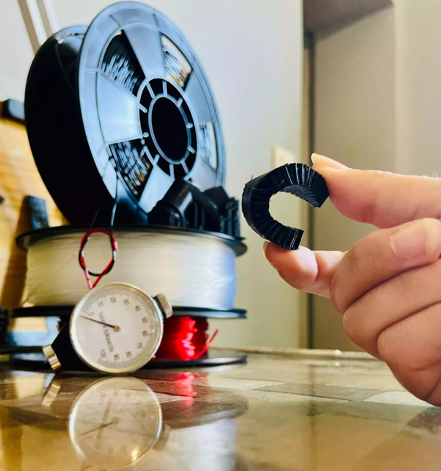 TPU en impression 3D : 95A, 64D, propriétés et usages